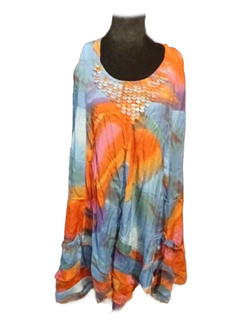Denim 24/7™ Multicolor Tie-Dye Sleeveless Dress